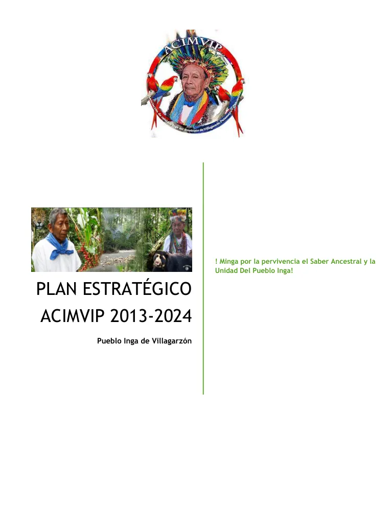 Portada del documento