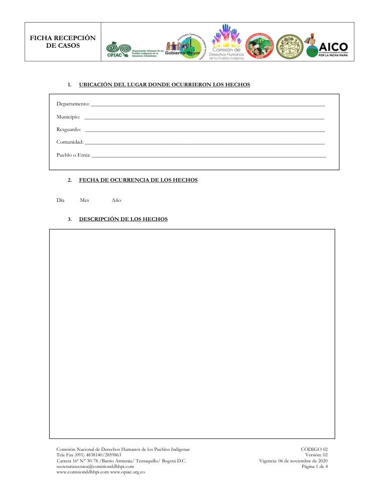 Portada del documento