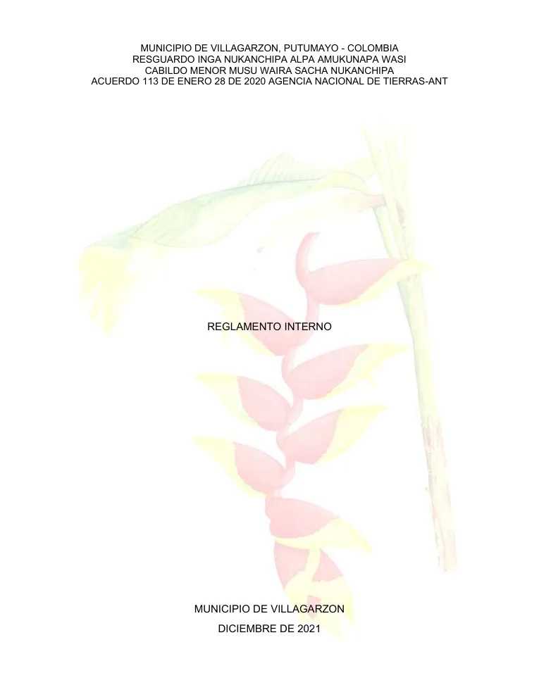 Document cover