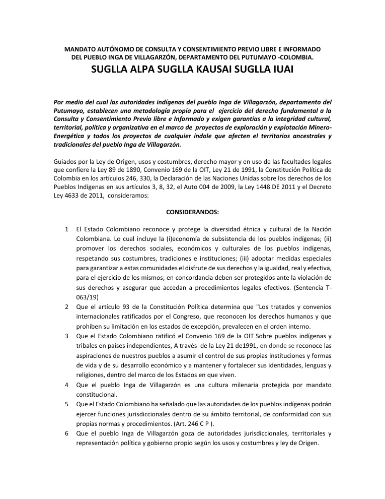 Portada del documento
