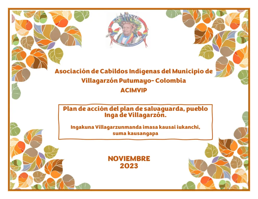 Portada del documento
