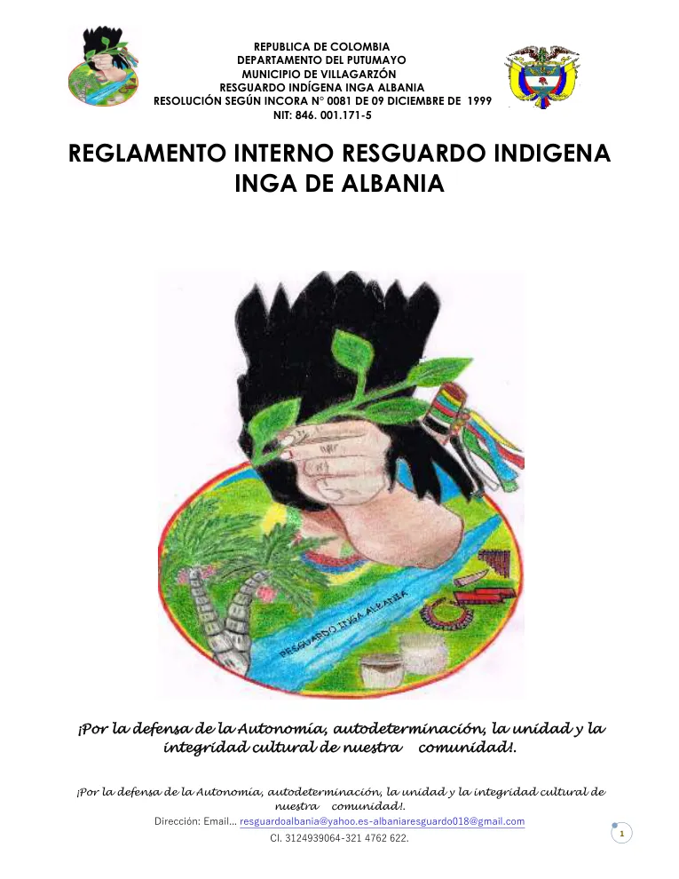 Portada del documento