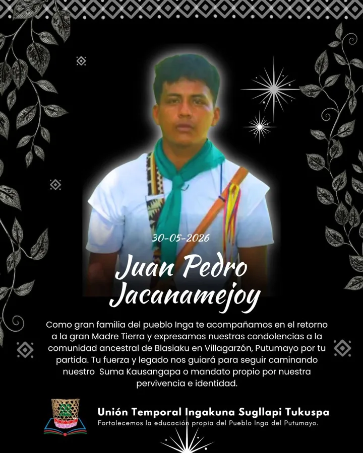 Pieza de Ingakunapa en memoria de Juan Pedro Jacanamejoy